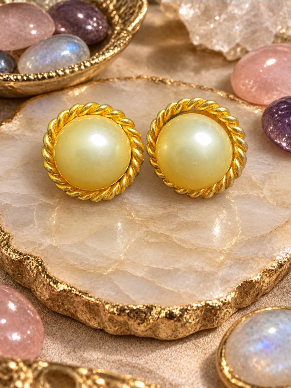 Vintage Kenneth Lane Clip On Earrings